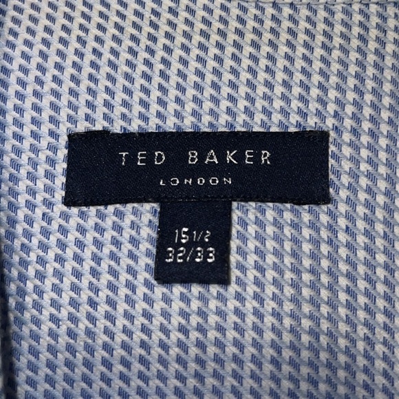 Mens Ted Baker London long sleeve button down shirts size 15.5 - Picture 5 of 6